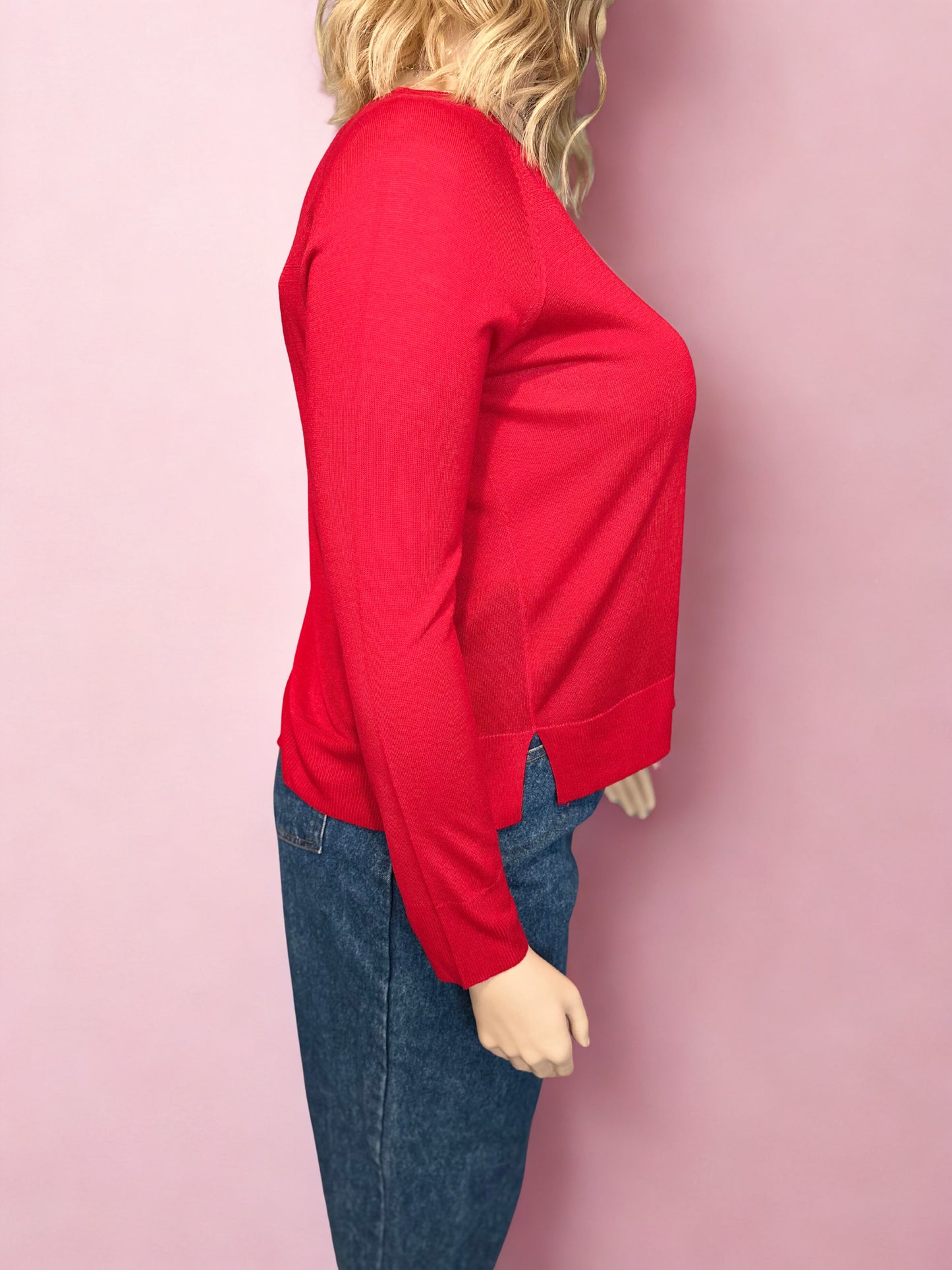 Zara lightweight knit crew (L)