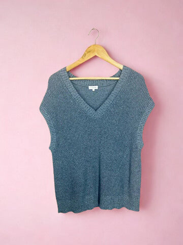Jigsaw knit vest