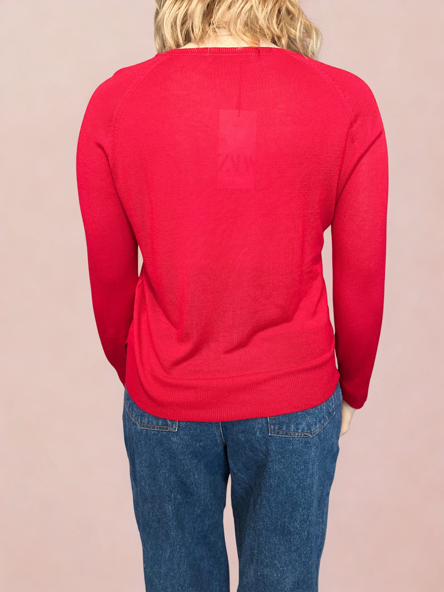 Zara lightweight knit crew (L)