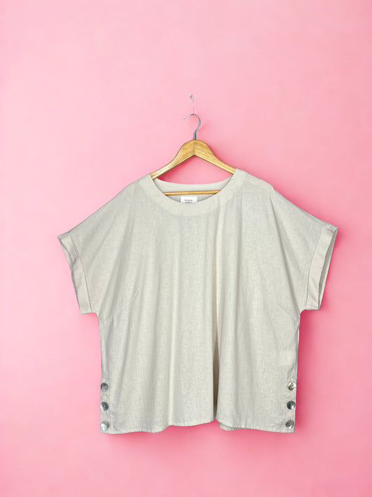 Studio Curve linen box tee (20)