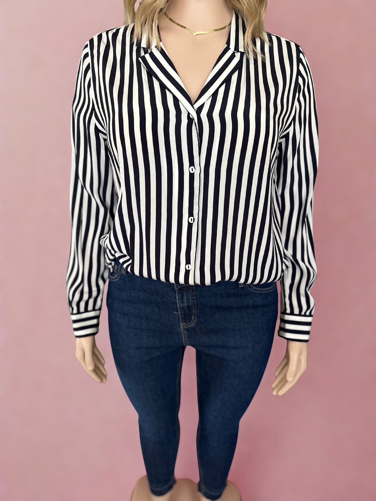 Whistle striped blouse (18)
