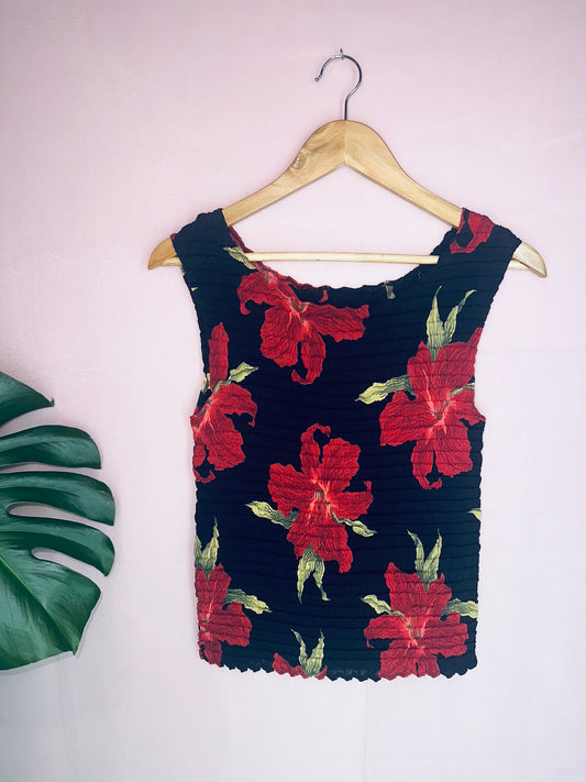 Floral singlet (16-18)