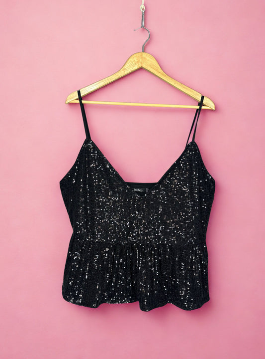 Boohoo sequin cami (22)