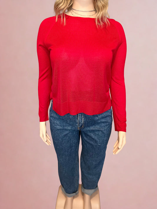 Zara lightweight knit crew (L)