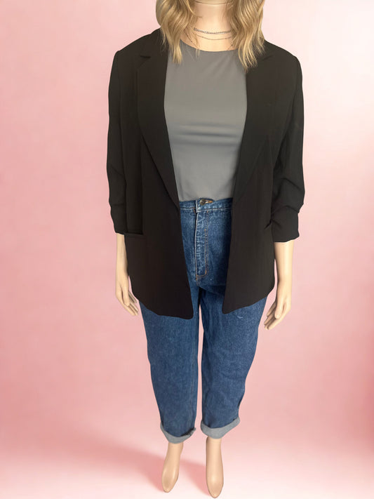 H&M scrunch sleeve blazer (XL)