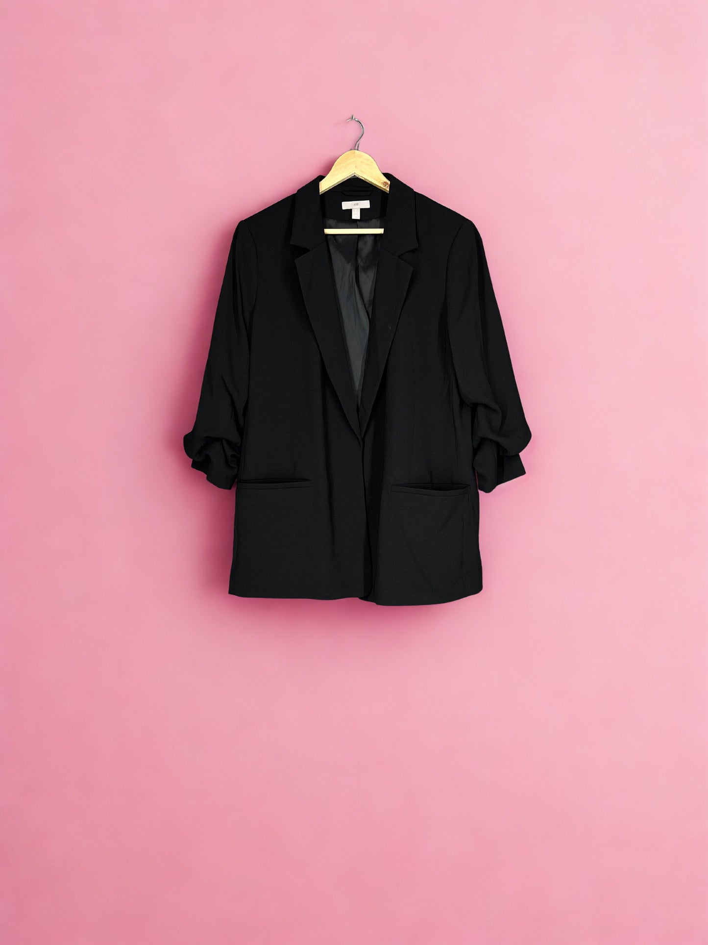 H&M scrunch sleeve blazer (XL)
